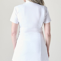 Ensemble de gommages spa personnalisés, uniforme élégant pour esthéticiennes, vêtements de travail tissés pour hôpitaux et cliniques