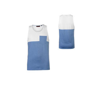 Camiseta sin mangas de dos tonos para hombre, chaleco de gimnasio con bolsillo, de secado rápido, para culturismo, entrenamiento atlético, ropa deportiva. - Product Image 5