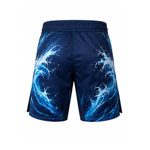 Shorts MMA de qualité supérieure pour hommes, vente en gros, design personnalisé, service OEM, polyester/nylon, séchage rapide et respirant - Product Image 2