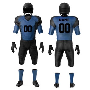 Ensemble d'uniformes de football américain personnalisés avec impression par sublimation, pantalon robuste anti-humidité, tenue de sport pour match - Product Image 1