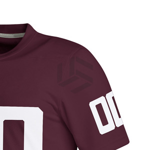 Maillot de football américain personnalisé, cadeau pour hommes et femmes, manches courtes, pour les fans de sport, imprimé, nom et numéro de l'équipe brodés - Product Image 5