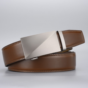 Cinturones Casuales de Negocios con Hebilla Automática al por Mayor de Fábrica, Cinturones de Cuero Genuino para Hombre, Personalizados - Product Image 2