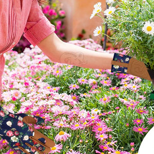 Durable Flexible Leather Safety Gardening <b>Gloves</b> Perfect For Daily Gardening Yard Work And Home Use - Product Image 6