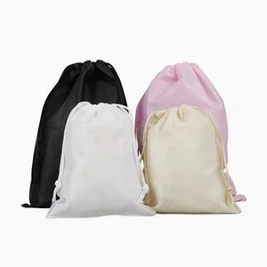 Drawstring Bag Reusable Storage Wholesale Recyclable Travel Shoes Non-Woven Custom Logo Printed Industrial Promotion Use CENPLAS - Product Image 1