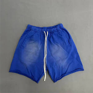 Pantalones cortos deportivos de punto para hombre, estilo casual, de longitud media, corte recto, holgados, para playa, con logotipo bordado, unisex. - Product Image 5
