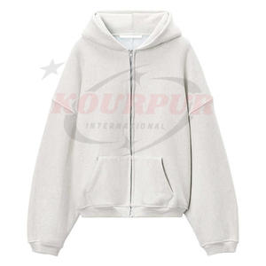 Sudadera con capucha corta de alta calidad, moderna y elegante, en diferentes colores. Sudadera muy recomendada a precio de mayoreo. - Product Image 2