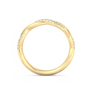 Anillo de Compromiso con Diamante Cultivado en Laboratorio con Corte Esmeralda, Anillo de Novia con Doble Halo y Pavé de Diamantes - Product Image 6