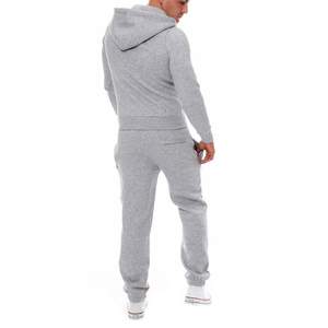 Survêtements personnalisés en coton 100% de haute qualité pour hommes, respirants, à motif uni, pour l'hiver, ensemble de jogging - Product Image 3