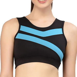 Sujetador deportivo sin costuras para mujer, talla grande, con relleno, para yoga, correr, fitness, transpirable, con tirantes ajustables delanteros, atlético - Product Image 1