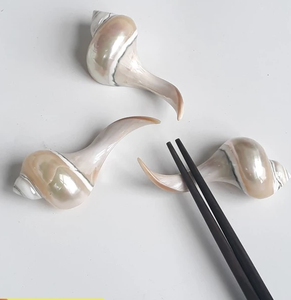 Reposapalillos de Concha Marina Pulida Ecológica Hecha a Mano en Vietnam, Artesanía Genuina para Hostelería y Servicios de Catering - Product Image 1