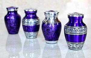 Distinctive Aluminum <b>Keepsake</b> <b>Memorial</b> Cremation Urn Ash Tribute Holder Featuring Artistic Exterior And Premium Finish - Product Image 3