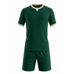 New Arrival Design Slim Fit Lightweight Breathable Short Sleeve <b>Soccer</b> Uniforms for Adults Custom Uniforms for Adults All Season - Product Image 1