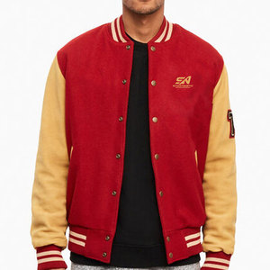 Chaqueta de Invierno Elegante para Hombre, Estilo Letterman, Cómoda y Casual, para Uso Diario, Moda Moderna y Estilo Urbano - Product Image 1
