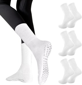 Chaussettes hautes à fermeture éclair, rayées noires et beiges, respirantes, tricotées pour adultes, usage décontracté, chaussettes tricotées pour adultes - Product Image 6