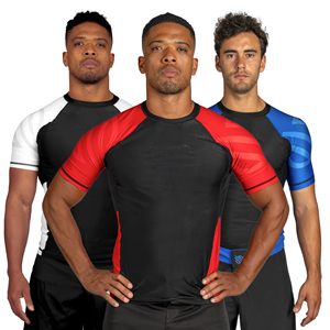 Rashguard Unisex Personalizado al por Mayor, Protección UV, Compresión, Sublimación, Poliéster Transpirable, Ropa Deportiva, Fabricante OEM - Product Image 1