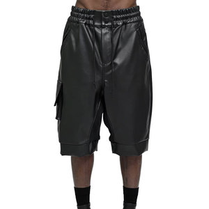 กางเกงขาสั้นแฟชั่นสตรีทแวร์หนังแท้คุณภาพพรีเมียมสำหรับฤดูร้อน ขายส่งและรับสั่งทำ - Product Image 1