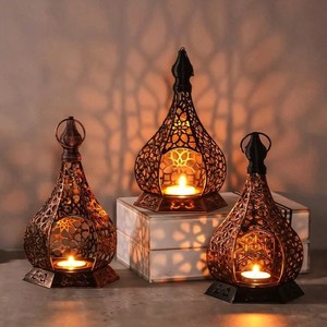 ชุดโคมไฟไม้ทำมือสไตล์ชนบทสำหรับตกแต่งลานบ้าน งานแต่งงาน และสวน - Product Image 5