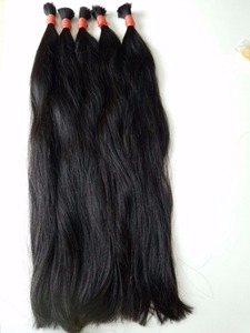 Cabello 100% humano de alta calidad, Color Natural a granel, longitud de 20 a 80cm, venta al por mayor - Product Image 6