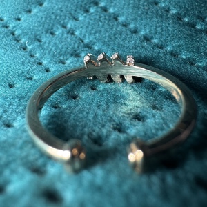 Anillo Espiral de Oro Rosa de 18K con Diamante Redondo Cultivado en Laboratorio de 0.17 CT, 3.12g, Anillo Moderno de Banda Abierta, Joyería Minimalista - Product Image 5