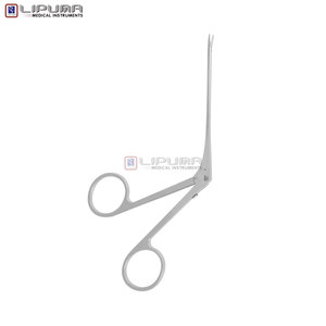 Instrument chirurgical ORL, otologie, microchirurgie, instruments médicaux, micro-pince auriculaire droite à lame dentée, longueur de la tige 8 cm, 3 1/4 - Product Image 2