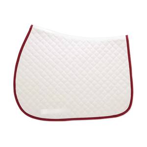 High-End Custom Dressage Saddle Pads Custom Suede Half Pads with Fur High Quality Horse Riding Equipment Bulk <b>Equestrian</b> Tack - Product Image 5