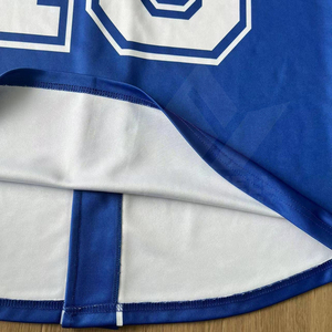 Camiseta de Béisbol Azul para Hombre, Manga Corta, Sublimada, Absorbe la Humedad, Corte Regular, para Todas las Temporadas - Product Image 5