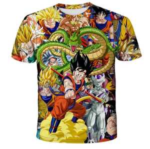 เสื้อยืดกราฟิกสไตล์อนิเมะ เสื้อยืดผ้าฝ้ายพรีเมี่ยม - Product Image 2