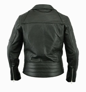 Genuine Leather Brando Style Cafe <b>Racer</b> <b>Jacket</b> Men Motorcycle Biker <b>Jacket</b> - Product Image 2