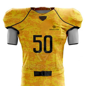 Uniforme de Fútbol Americano para Práctica, Superventas, 100% Poliéster, Colores y Logotipo Personalizables, Transpirable y Ecológico - Product Image 3