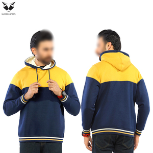 Sudadera con Capucha Azul Marino y Amarillo 2026, Estilo con Capucha, Nueva Llegada, Calidad Premium, Color Sólido, Buena Venta - Product Image 5