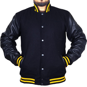 Custom Letterman Style College <b>Baseball</b> <b>Jacket</b> <b>for</b> <b>Men</b> Wool Blend Streetwear Varsity Bomber Chenille Embroidery - Product Image 3