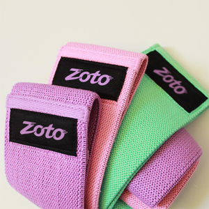 Anti Slip Fabric Hip <b>Circle</b> Bands for Fitness Workout Heavy Duty Elastic Thigh Loop Resistance Bands Wholesale Manufacturer - Product Image 2