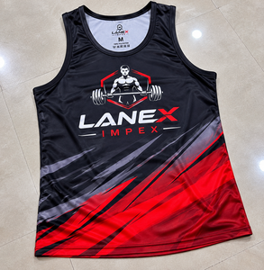 Men's Custom Gym <b>Stringer</b> Tank Top | Sublimated Bodybuilding Fitness <b>Vest</b> | Sleeveless Workout Training Singlet | OEM Sportswear - Product Image 6