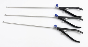 Porte-aiguilles laparoscopique, 3 pièces, 5mm x 330mm, à mâchoires droites, instruments chirurgicaux réutilisables - Product Image 5