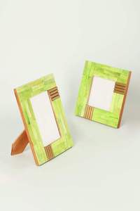 Luxury Handmade Bone Inlay Photo <b>Frame</b> <b>White</b> Brown Floral Pattern Decorative Picture <b>Frame</b> Tabletop Display Home Hotel Wedding - Product Image 4