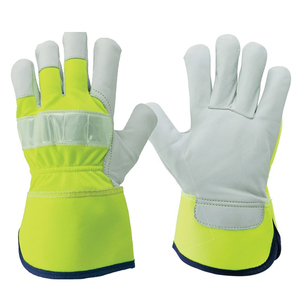 Nueva Llegada Guantes de Soldadura de Piel de Cabra de Alta Resistencia con Protección Completa para los Dedos, Antideslizantes, Resistentes al Calor, Lavables a Máquina, 10 mil de Grosor - Product Image 1