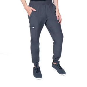 Conjunto de Uniforme Médico Deportivo Color Gris Carbón, Traje de Enfermería para Hospital, Ropa de Trabajo para Doctor con Múltiples Bolsillos, Personalizable - Product Image 4