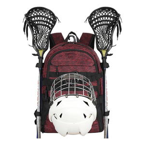 Bolsa Deportiva Ligera de Lacrosse Azul Cielo con Soportes Dobles para Palos y Ribete Reflectante para Jugadores Jóvenes y Adultos - Product Image 4