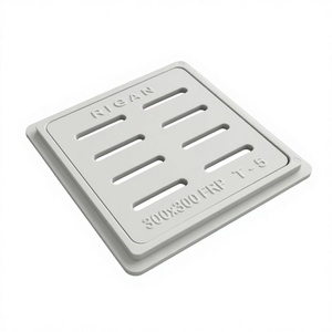 Top Wholesale FRP Square <b>Grey</b> Eco-Friendly 21X21 535x535mm Anti-Corrosive Waterproof Manhole Filter Cover <b>Frame</b> Replacement for - Product Image 3