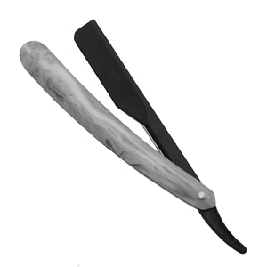 มีดโกนโกนหนวดด้ามจับพลาสติกมีดโกนโกนหนวดแบบตรงผลิตจากสเตนเลส - Product Image 6
