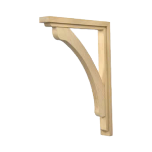 Твердые деревянные кухонные островные кронштейны, классические деревянные декоративные кронштейны для ремонта кухни и мебели, Классический кронштейн - Product Image 1