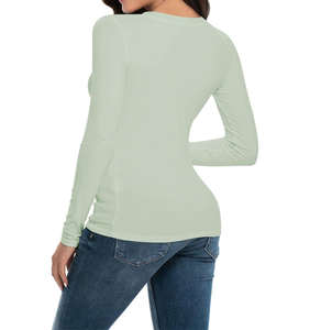 Nuevo Diseño, Mejor Precio, Camisetas de Mujer con su Propio Logotipo, Venta al por Mayor, Camisetas de Mujer de Algodón Transpirable, Personalizadas con Logotipo - Product Image 4