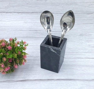 Porte-cuillères en marbre naturel de dernière génération pour hôtels et restaurants, utilisation sur table, porte-couverts en marbre poli de qualité supérieure - Product Image 6