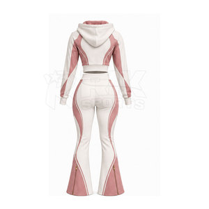 Hoodies courts pour femmes, design facile à utiliser, tissu doux, coupe confortable, idéal pour les tenues décontractées et les activités de plein air. - Product Image 4