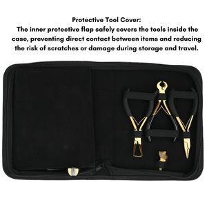 Complete Hair Extension Tools Kit Microbeads Tape In Plier Keratin Bond Cutter Comb <b>Needle</b> Hair Cutting Scissor Parting Finger - Product Image 5