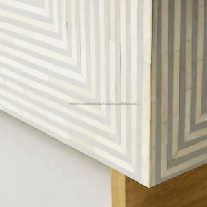 Mesas de café con incrustaciones de hueso únicas de estilo exclusivo para interiores atemporales - Product Image 1