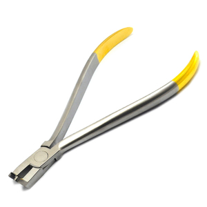 Coupe-fil distal orthodontique en acier inoxydable avec poignée ergonomique confortable pour la coupe de fils dentaires, chirurgicaux et orthodontiques - Product Image 1