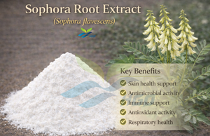Suministro Directo de Fábrica HGO de Extracto Puro y Natural de Raíz de Sófora, Grado Alimenticio, Matrina 75%, Extracto Estandarizado - Product Image 5