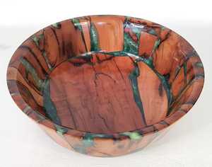 Bols en résine et en bois de couleur personnalisée, ustensiles de cuisine multi-usages disponibles en différentes tailles pour la décoration de table, personnalisables - Product Image 1