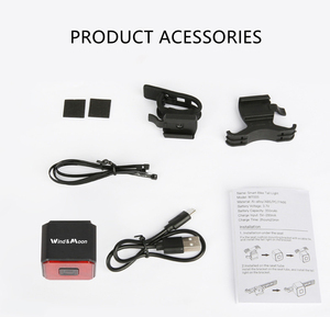 ไฟท้าย<span class=keywords><strong>จักรยาน</strong></span>อัจฉริยะอะลูมิเนียมแบบชาร์จไฟได้ ไฟท้าย<span class=keywords><strong>จักรยาน</strong></span>แบบเตือนภัย กันน้ำระดับ IPX4 ไฟท้าย<span class=keywords><strong>จักรยาน</strong></span> LED อุปกรณ์เสริมสำหรับ<span class=keywords><strong>จักรยาน</strong></span> - Product Image 6